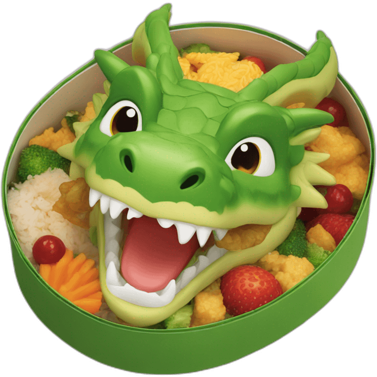 dragon bento box emoji