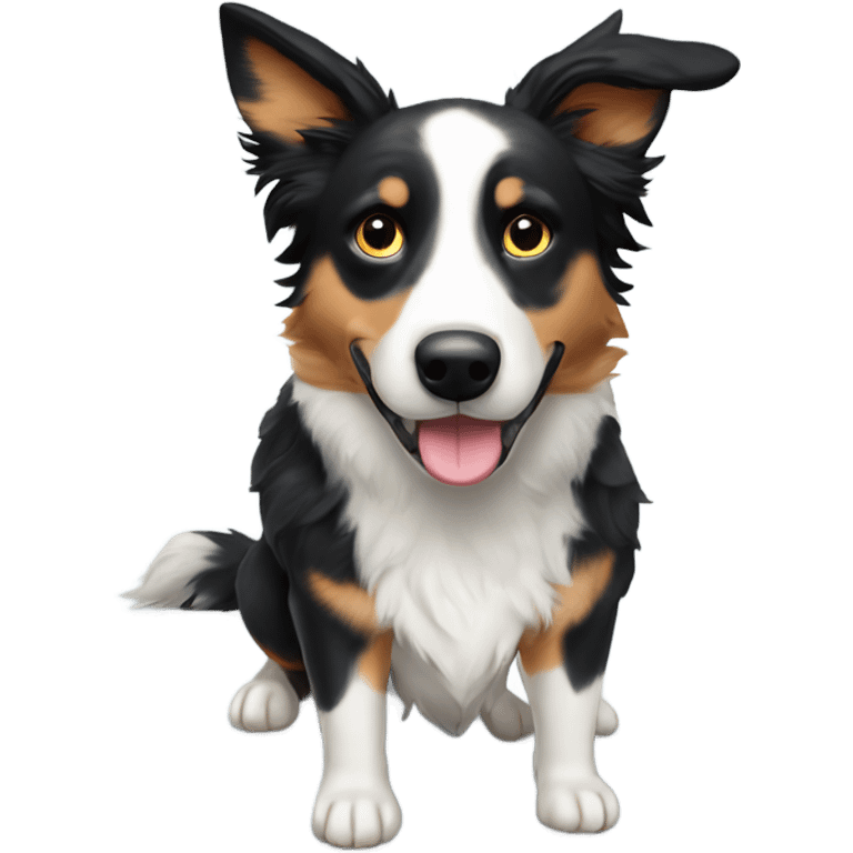 Australian cattle dog border collie mix emoji