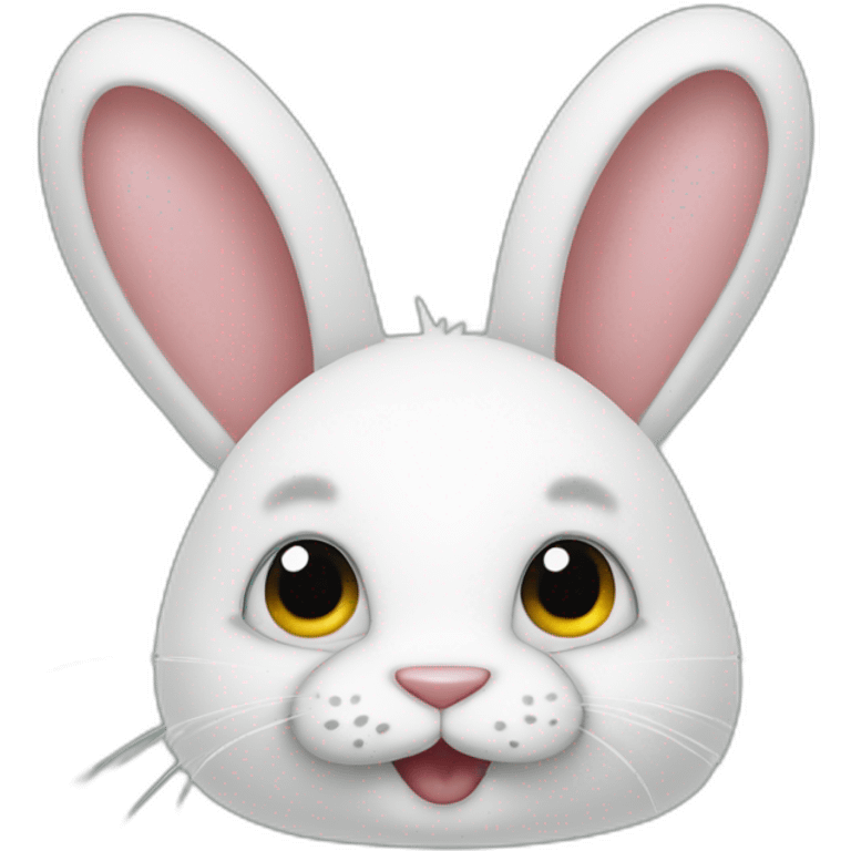 lapin sur poulpe emoji