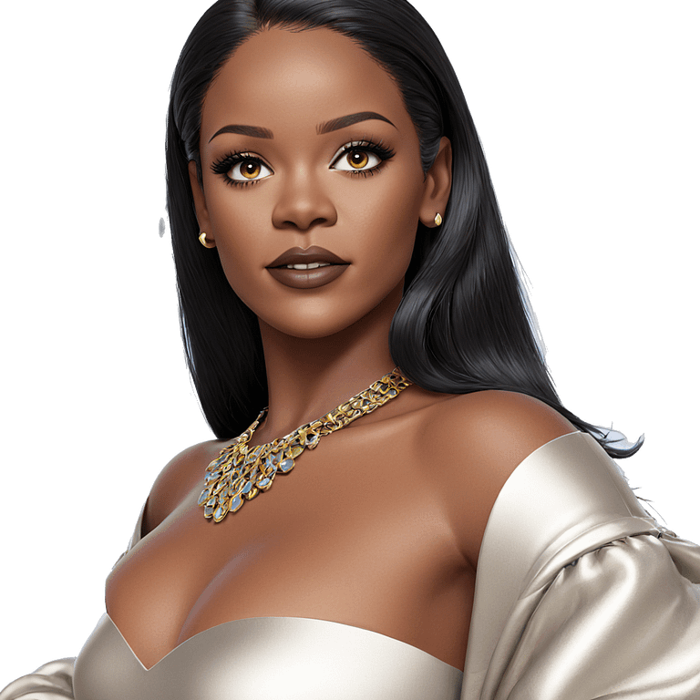 realistic dark-skinned beauty portrait emoji