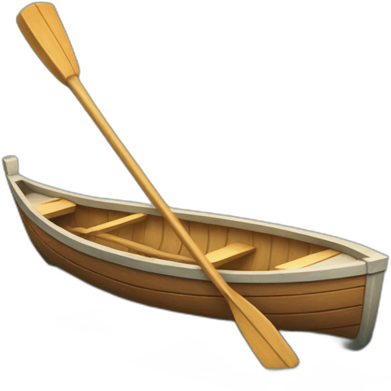 Row boat one oar emoji