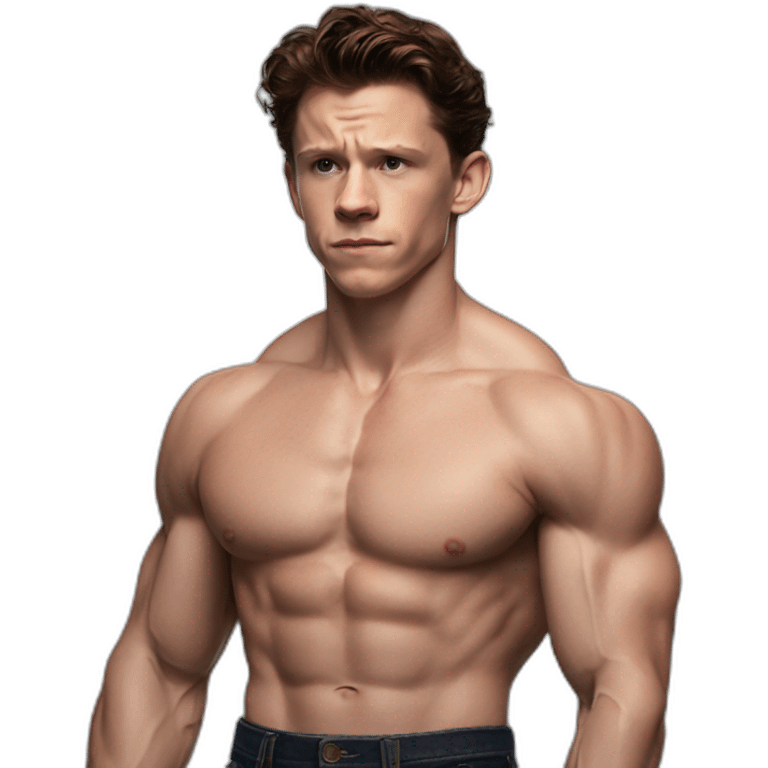 tom holland muscled emoji