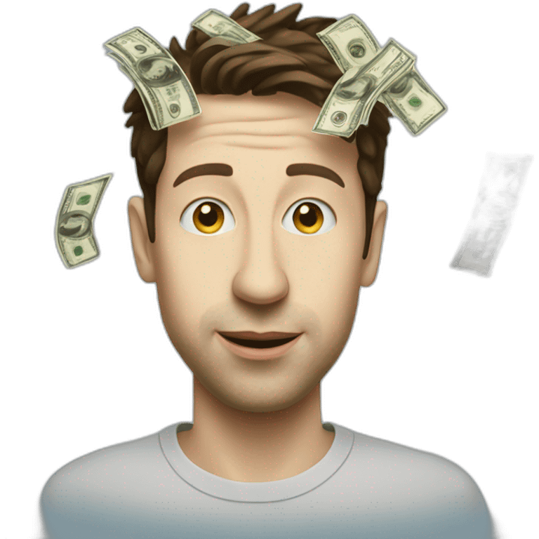 raining cash sam altman emoji