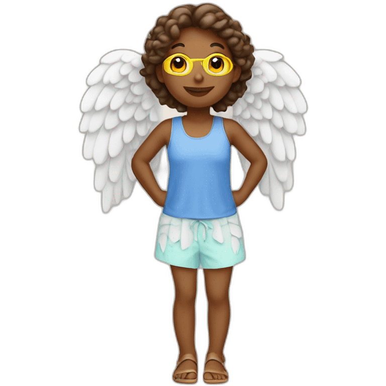 angel-on-holiday emoji