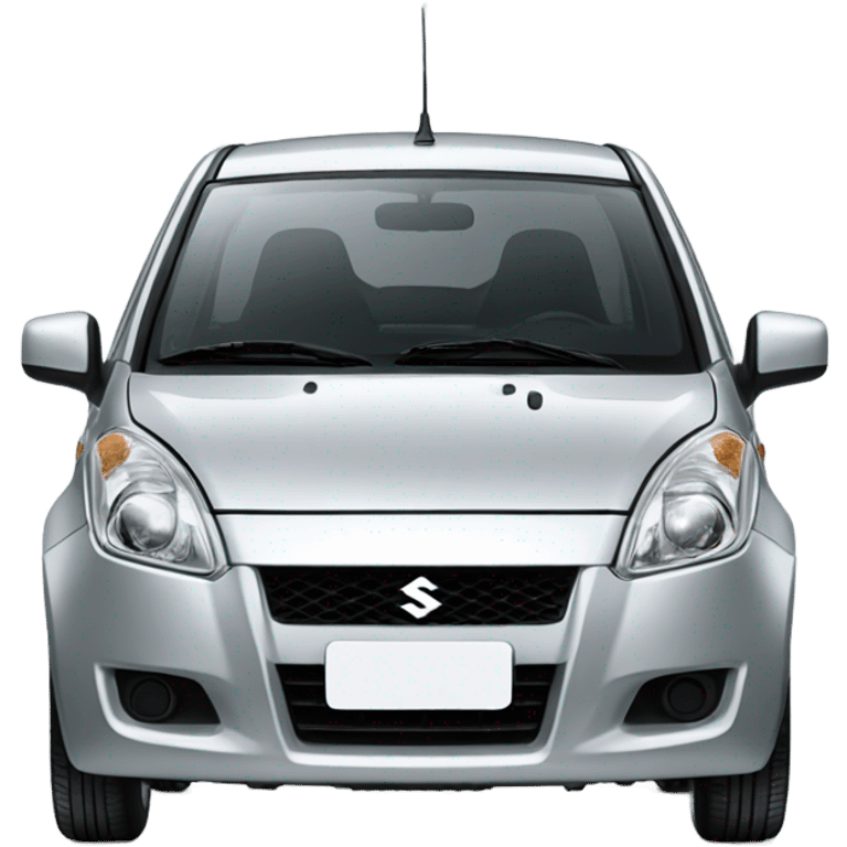 Suzuki splash car, argent color emoji