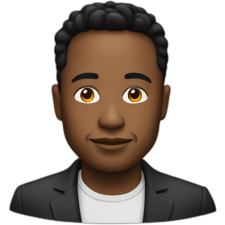 black elon musk emoji