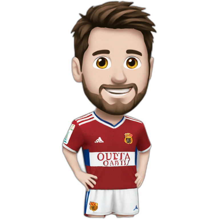 Messi in thé Ferrari emoji