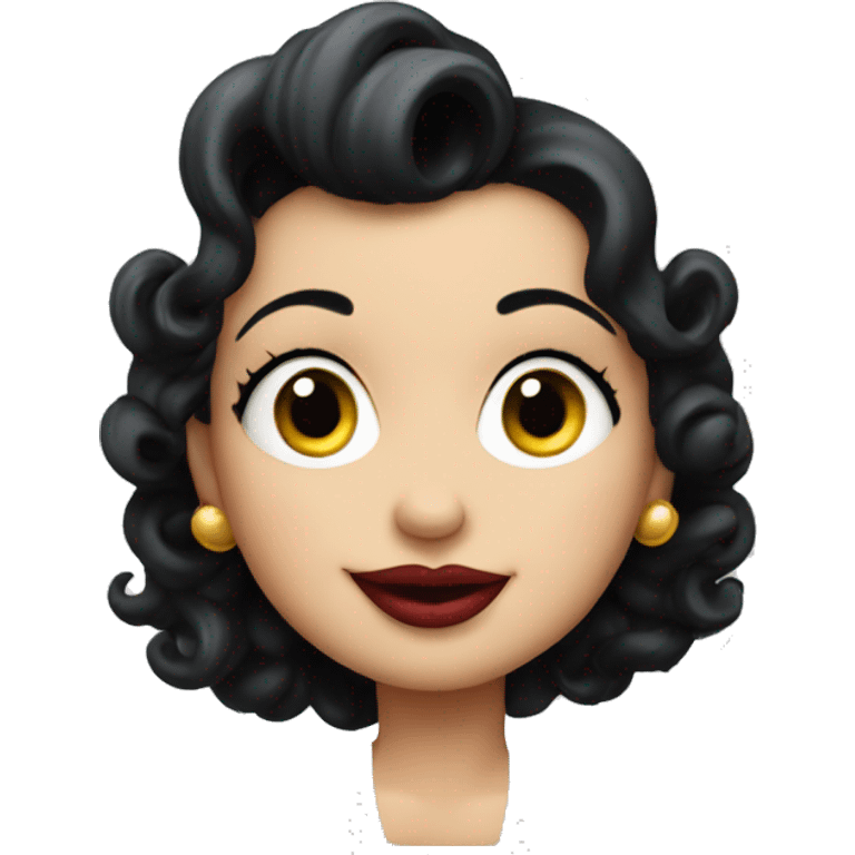 Betty boop emoji