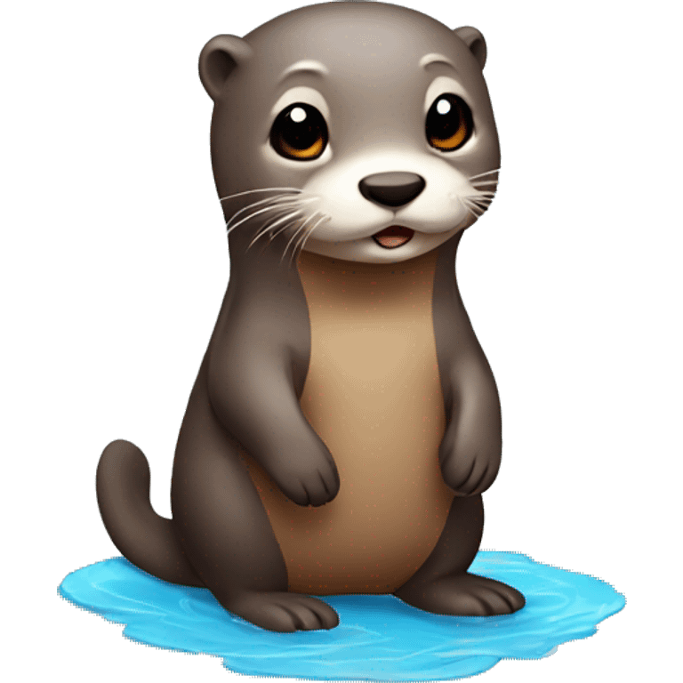 Otter cute emoji