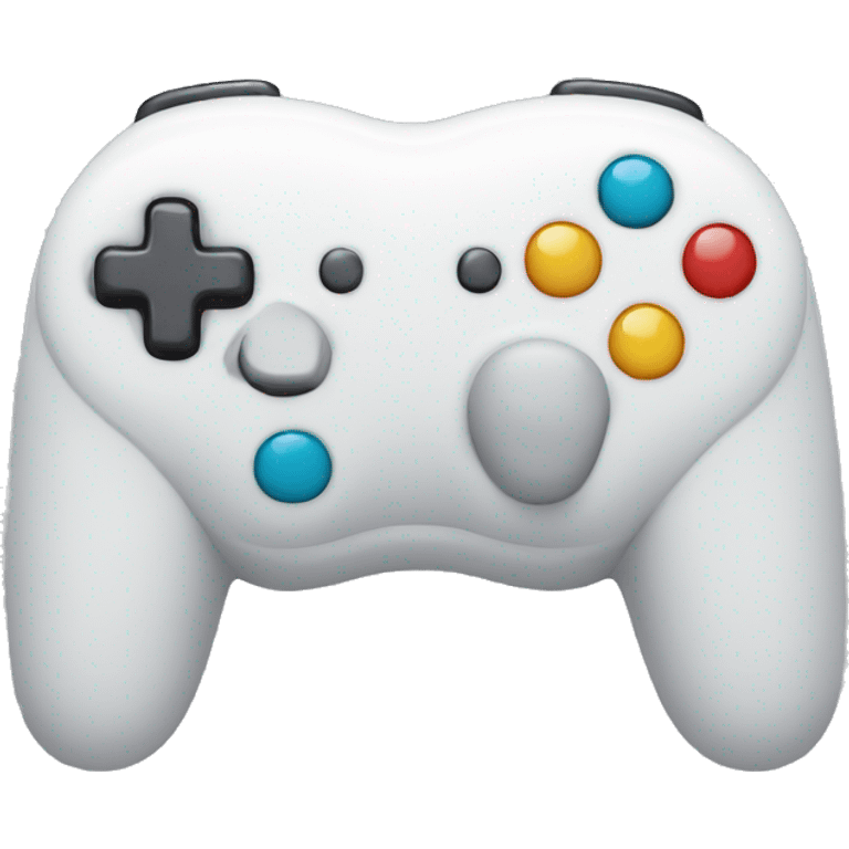 gamepad with tooth and smile emoji