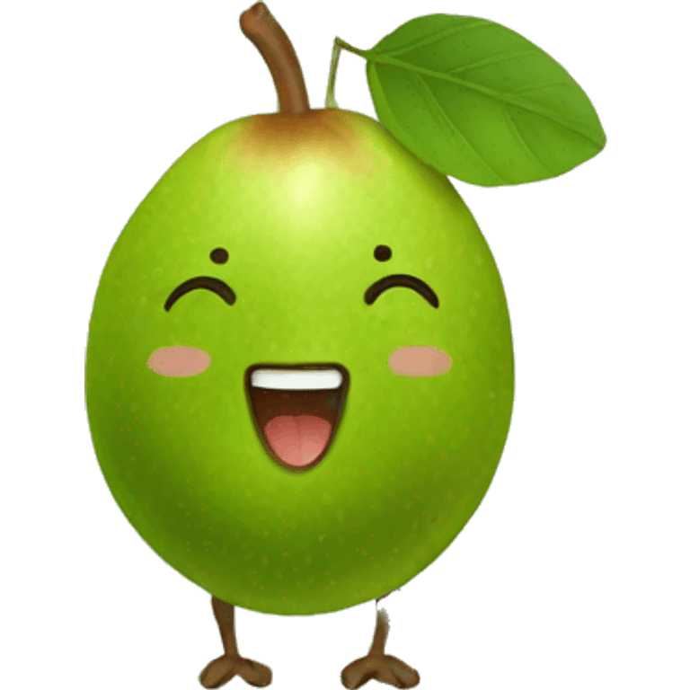 happy kiwi fruit emoji