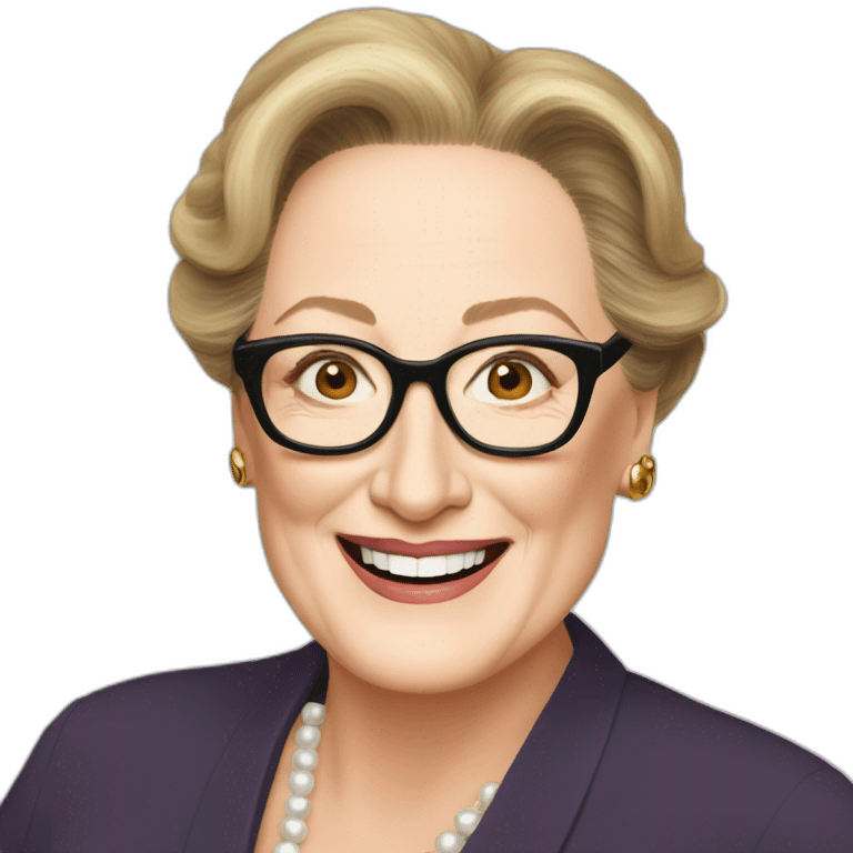 Meryl streep emoji