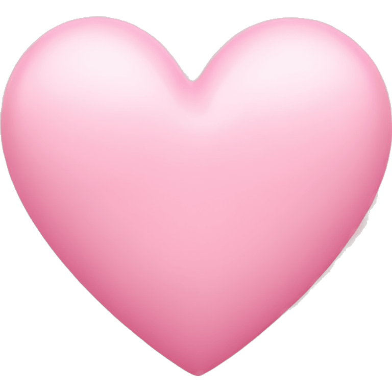 Baby pink heart emoji