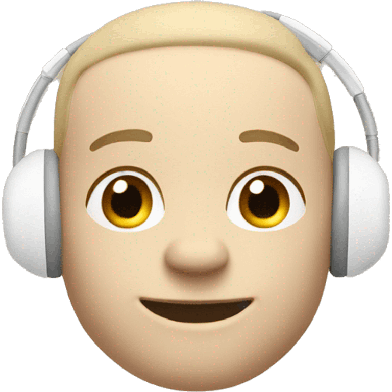 Beige coloured AirPod max  emoji