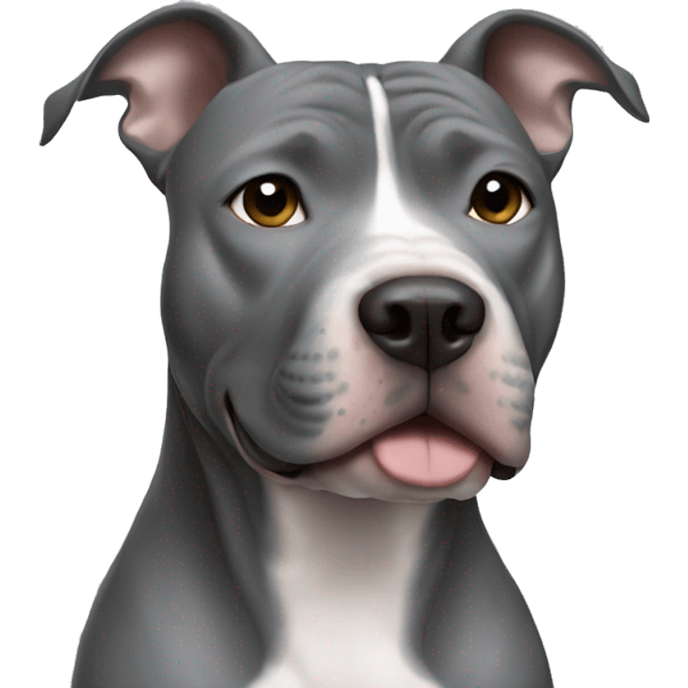 All Gray Pitbull emoji