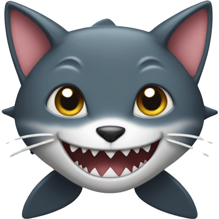 cat shark emoji