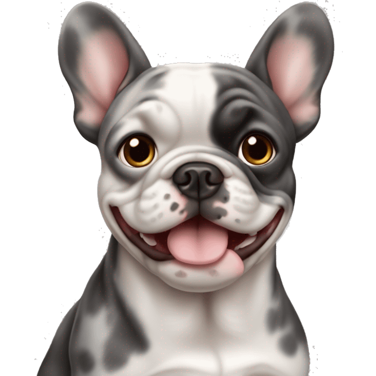 Bouledogue français merle  emoji