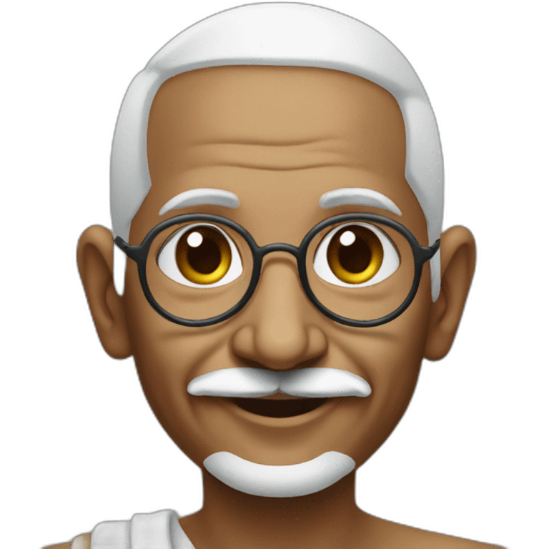 mahatma gandhi emoji