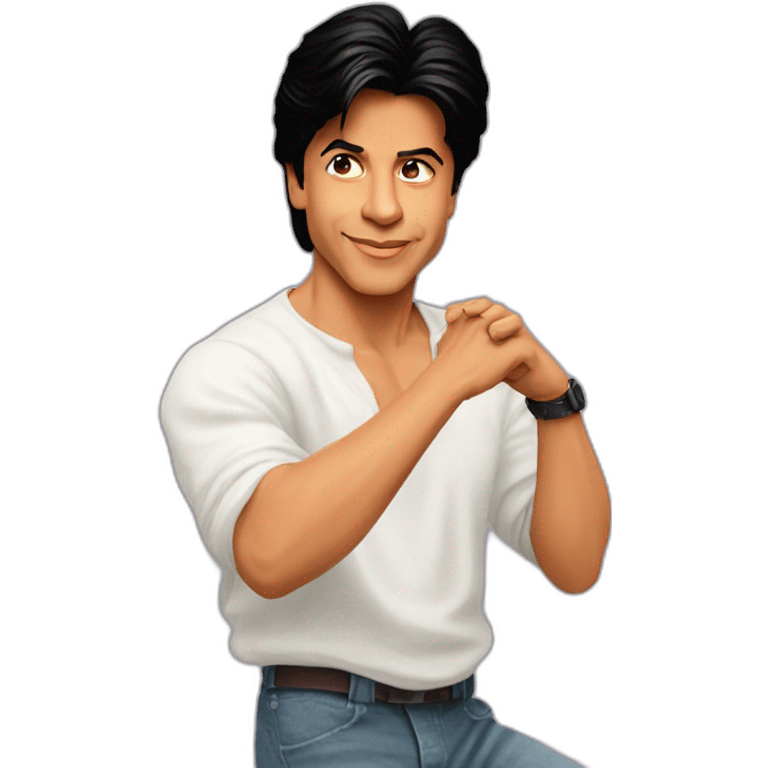 shahrukh khan ddlj pose emoji