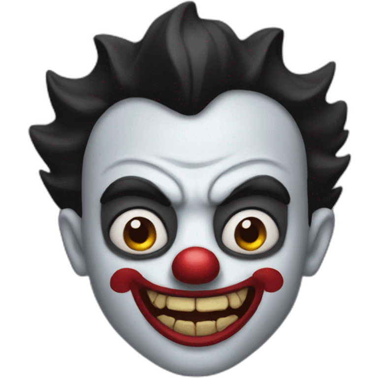 Vampire clown emoji