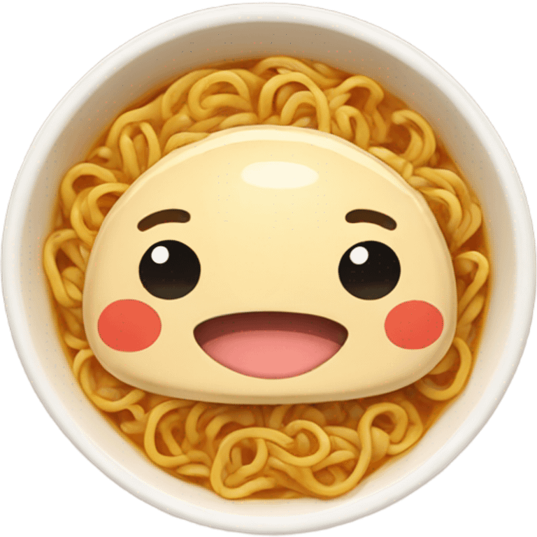 Cute ramen emoji