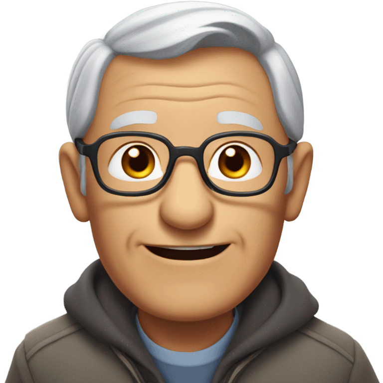 man from Disney up grey hair glasses  emoji