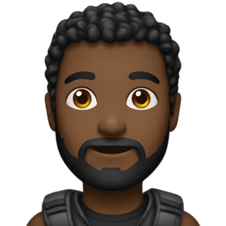 Ilyas black emoji