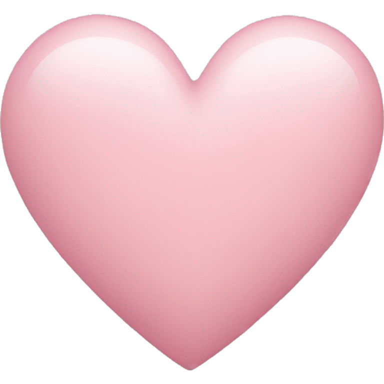 light pink heart  emoji