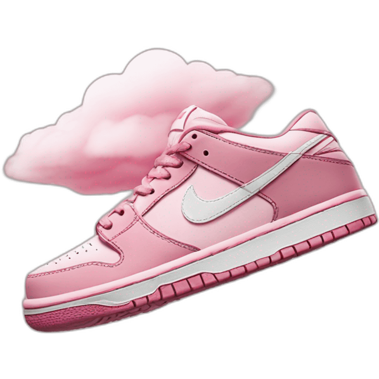 Nike sb sur un nuage rose emoji