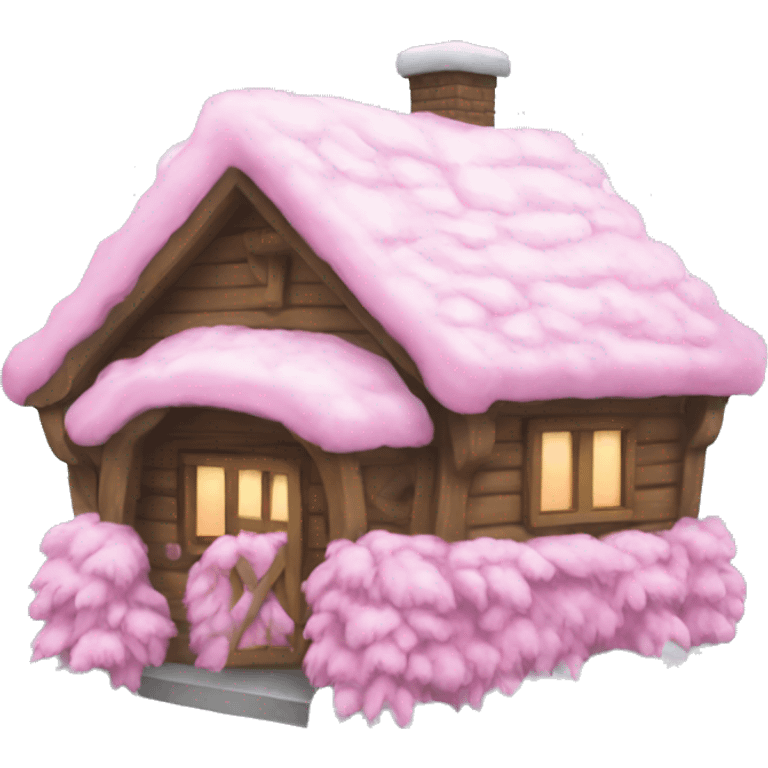 Pink winter  emoji