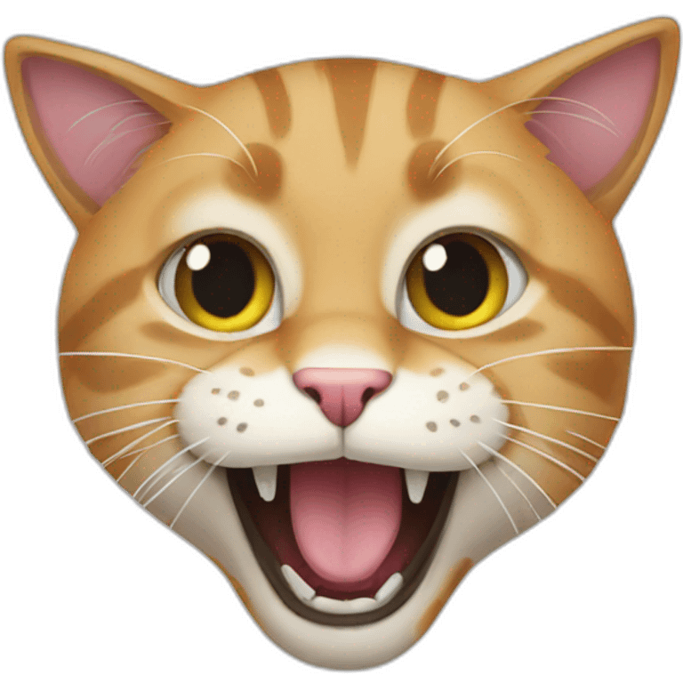 crazy cat emoji