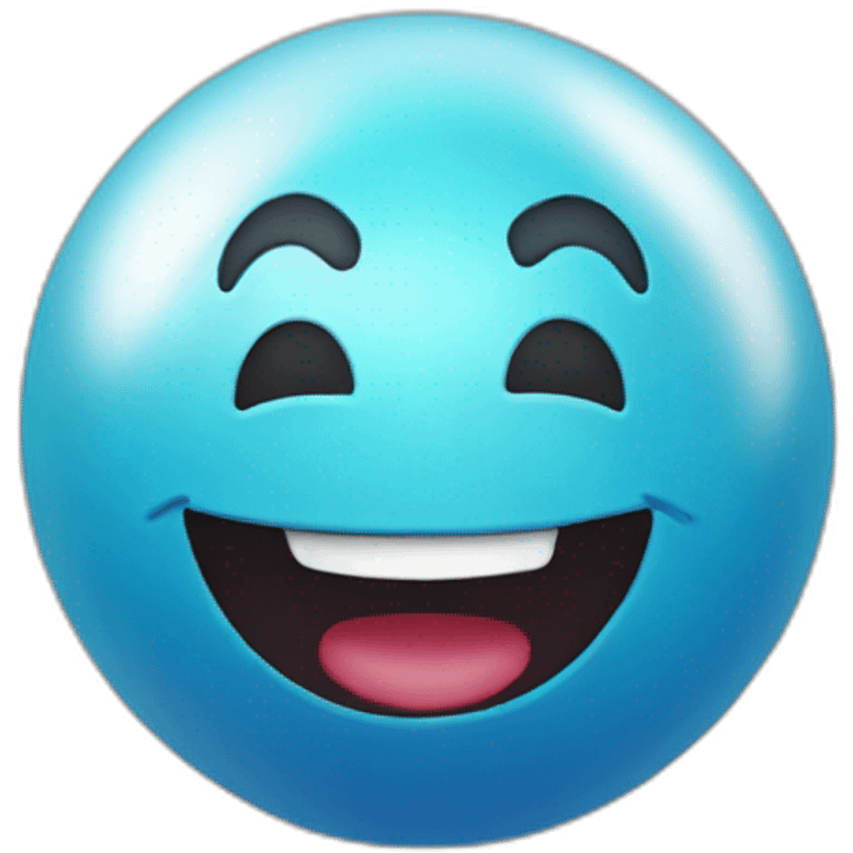 bowling ball smiling emoji