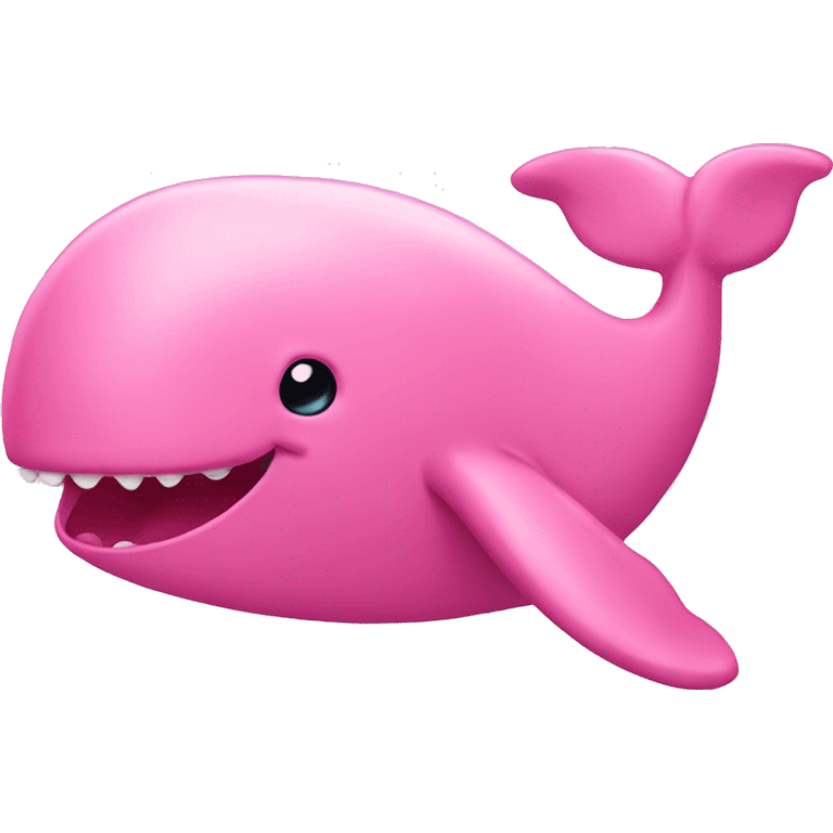 Pink whale emoji