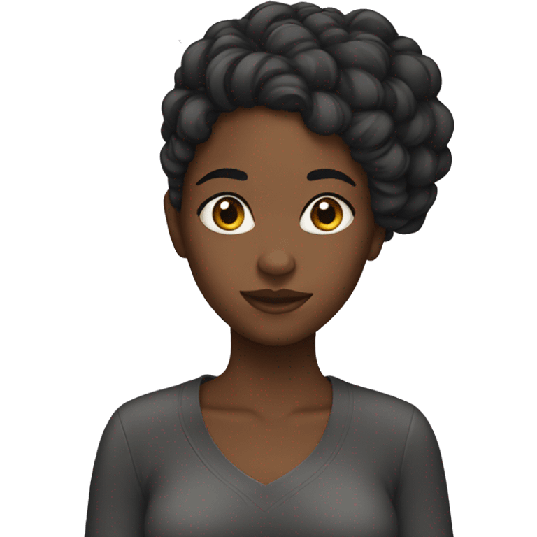 Black girl emoji