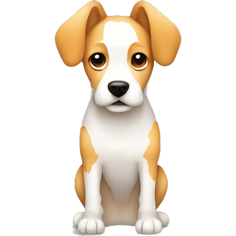 Vector art of dog made of vector gradient shapes abstract shapes vector art emoji