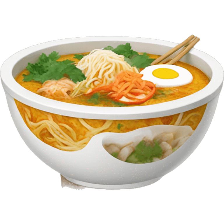 Laksa bowl  emoji