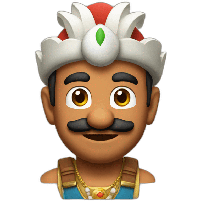 indian mario emoji