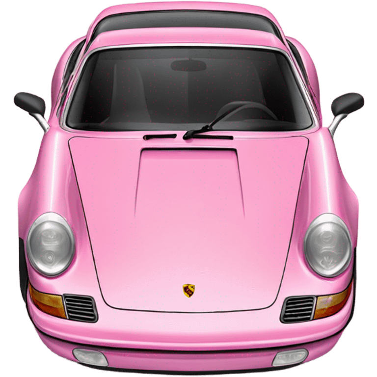 Porsche 911 pink emoji