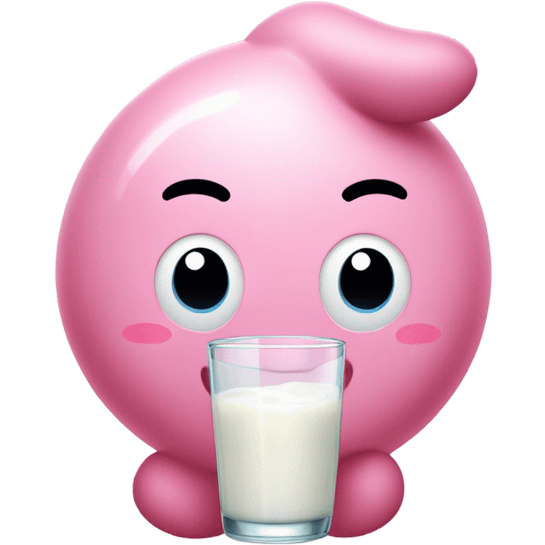 Kirby p e milk  emoji