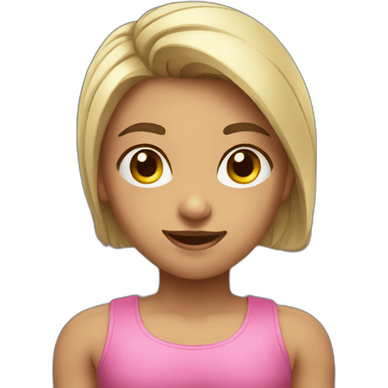 Girl muscle emoji