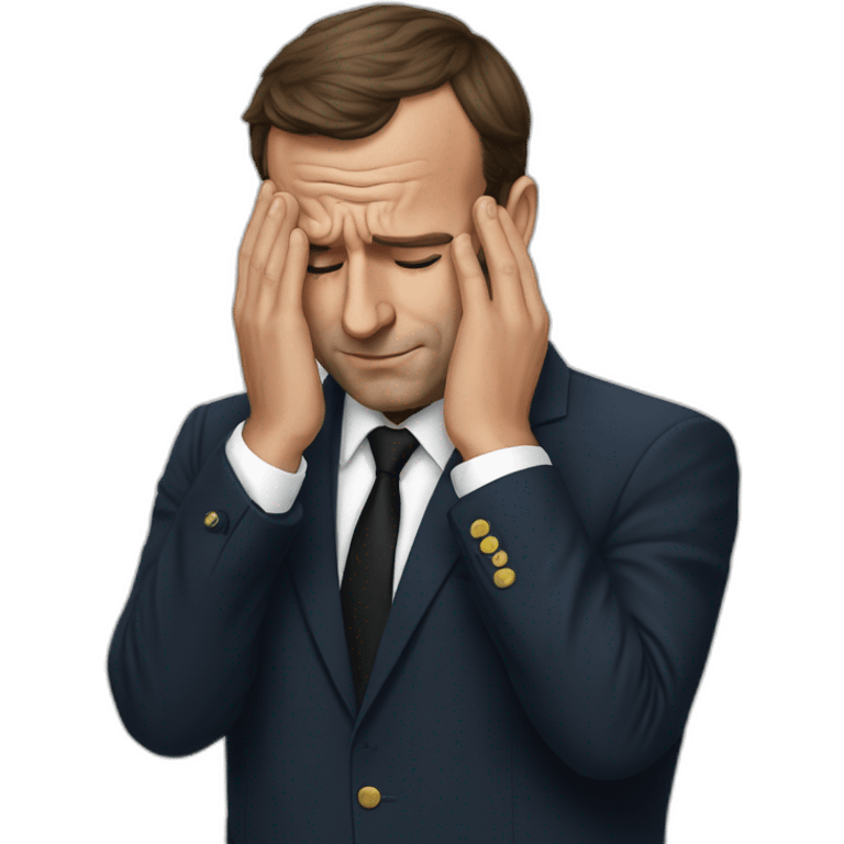 macron facepalm emoji