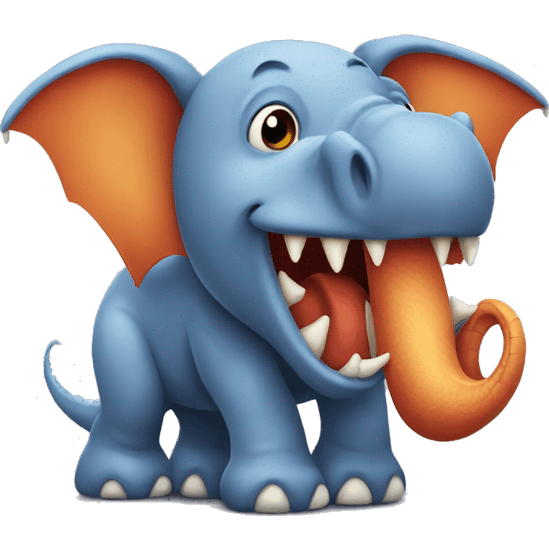 dragon+elephant emoji