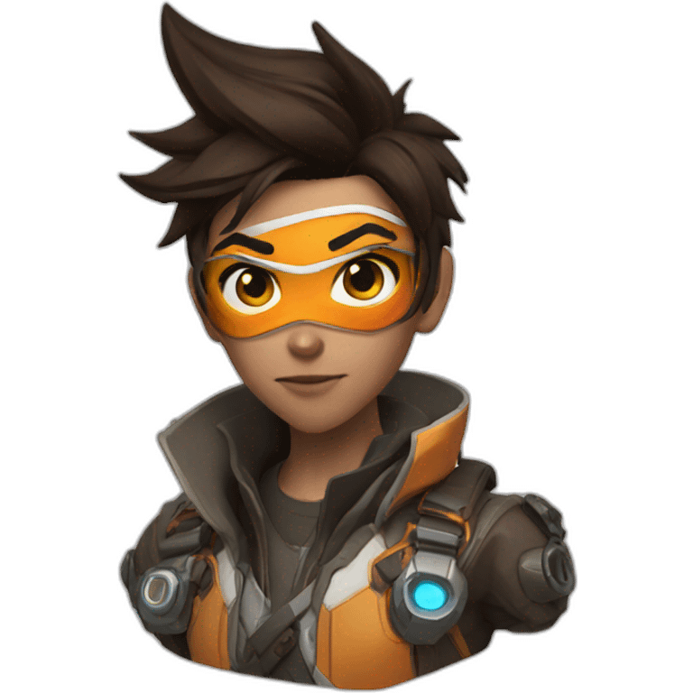 tracer from overwatch emoji