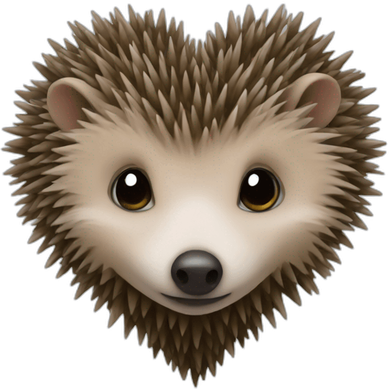 hedgehog heart emoji