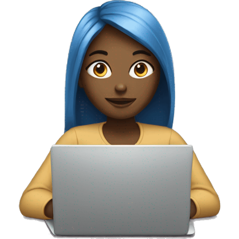 girl with laptop emoji