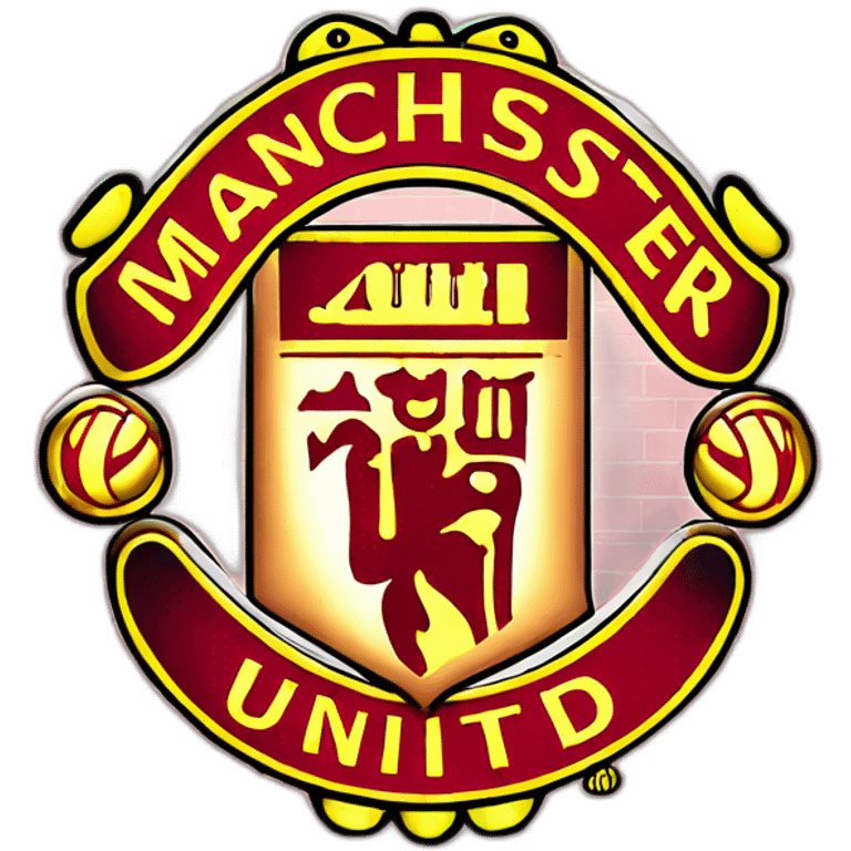 Manchester United logo emoji