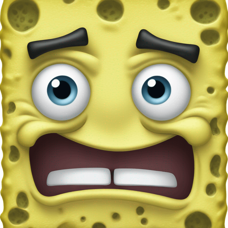 SpongeBob mad emoji