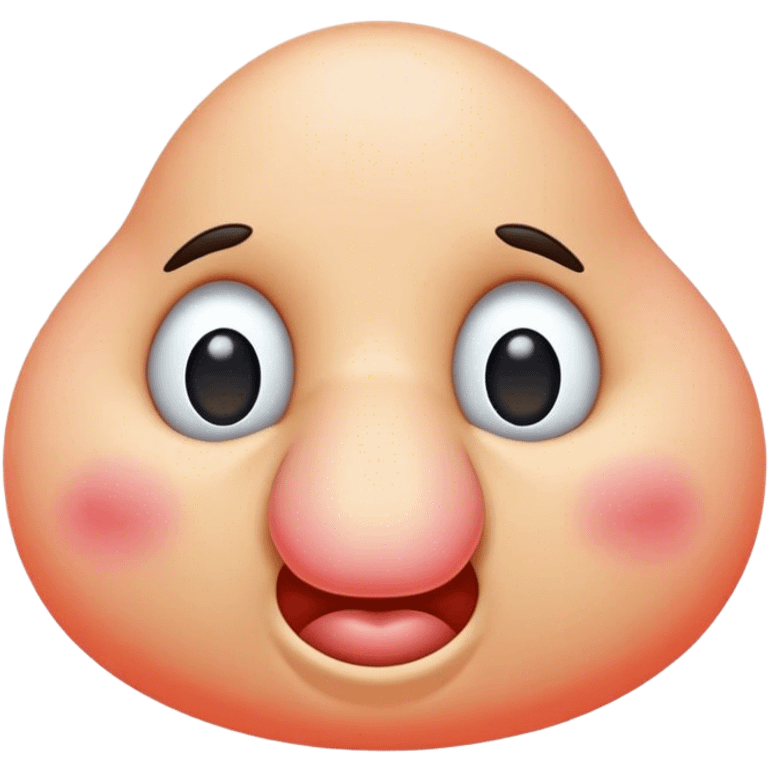 Gigantic nose emoji