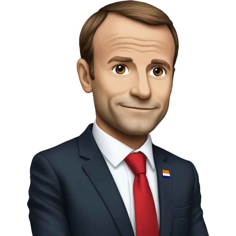 Macron dans les de paris avec le drapeau de la Guinée  emoji