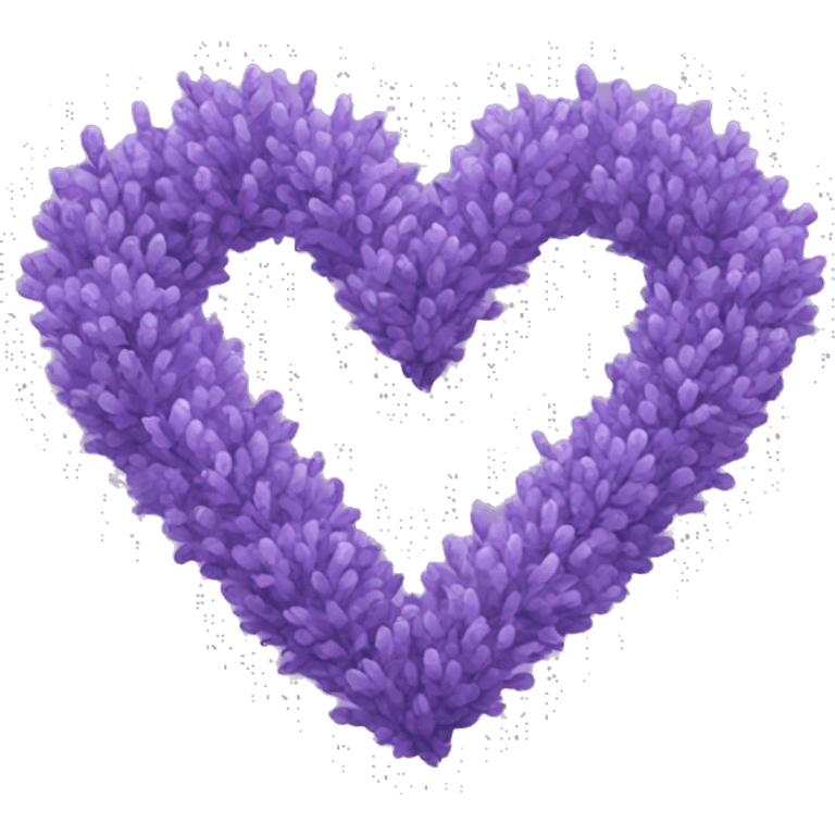 Lavender heart emoji